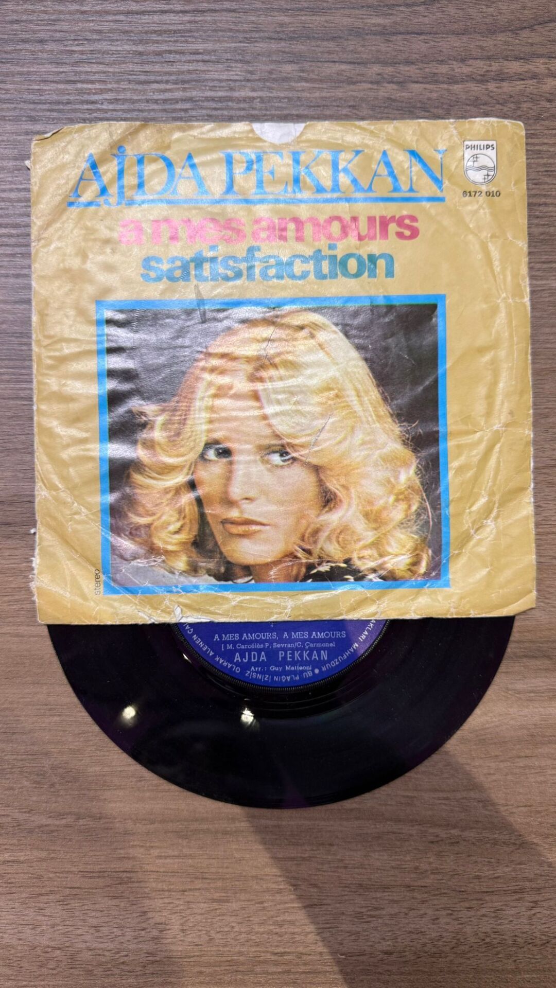Ajda Pekkan – A Mes Amours / Satisfaction ‎