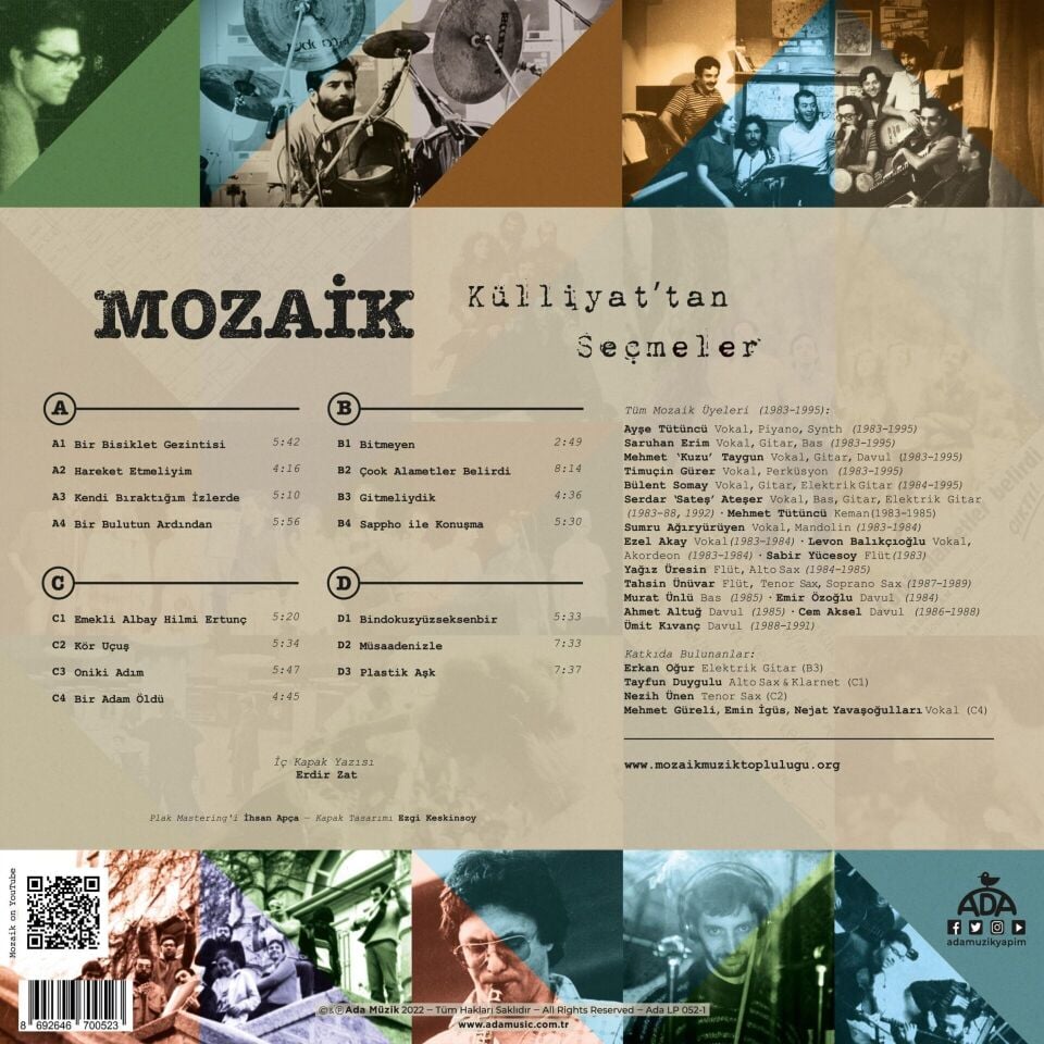 Mozaik - Külliyat'tan Seçmeler 2'li Plak