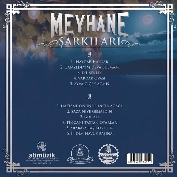 Meyhane Şarkıları Salih Kahraman Plak
