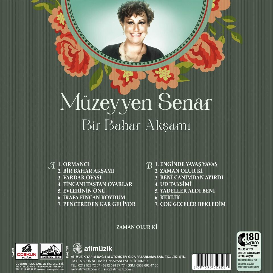Müzeyyen Senar - Bir Bahar Akşamı Plak
