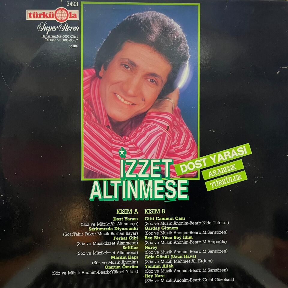 İzzet Altınmeşe – Dost Yarası (Arabesk Türküler)