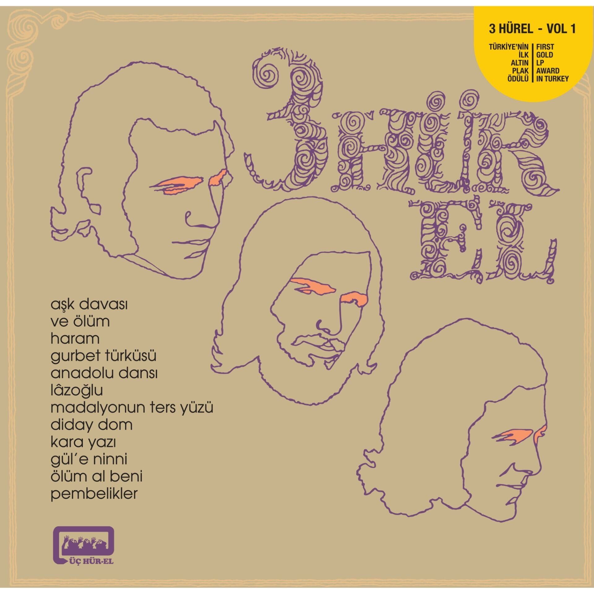 3 Hürel - Volume 1 Plak