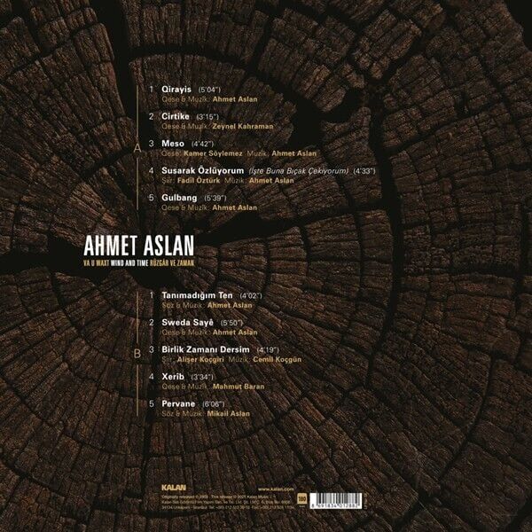 Ahmet Aslan - Rüzgar ve Zaman Plak