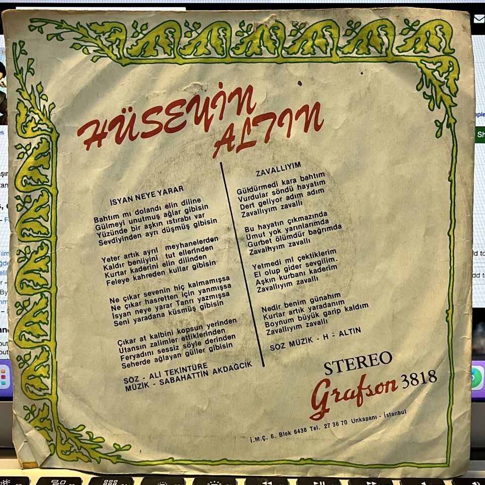 Hüseyin Altın – İsyan Neye Yarar/Zavallıyım
