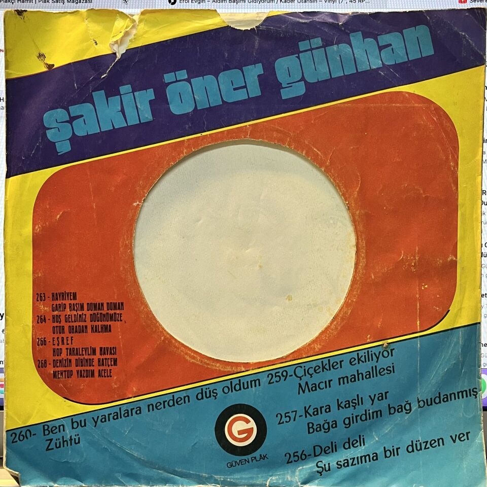 Şakir Öner Günhan – Denizin Dibinde Hatçem / Mektup Yazdım Acele