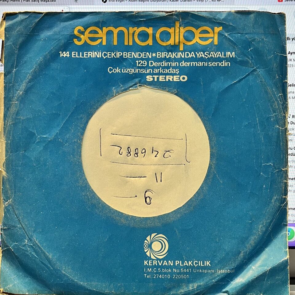 Semra Alper – Ellerini Çekip Benden / Bırakın Da Yaşayalım