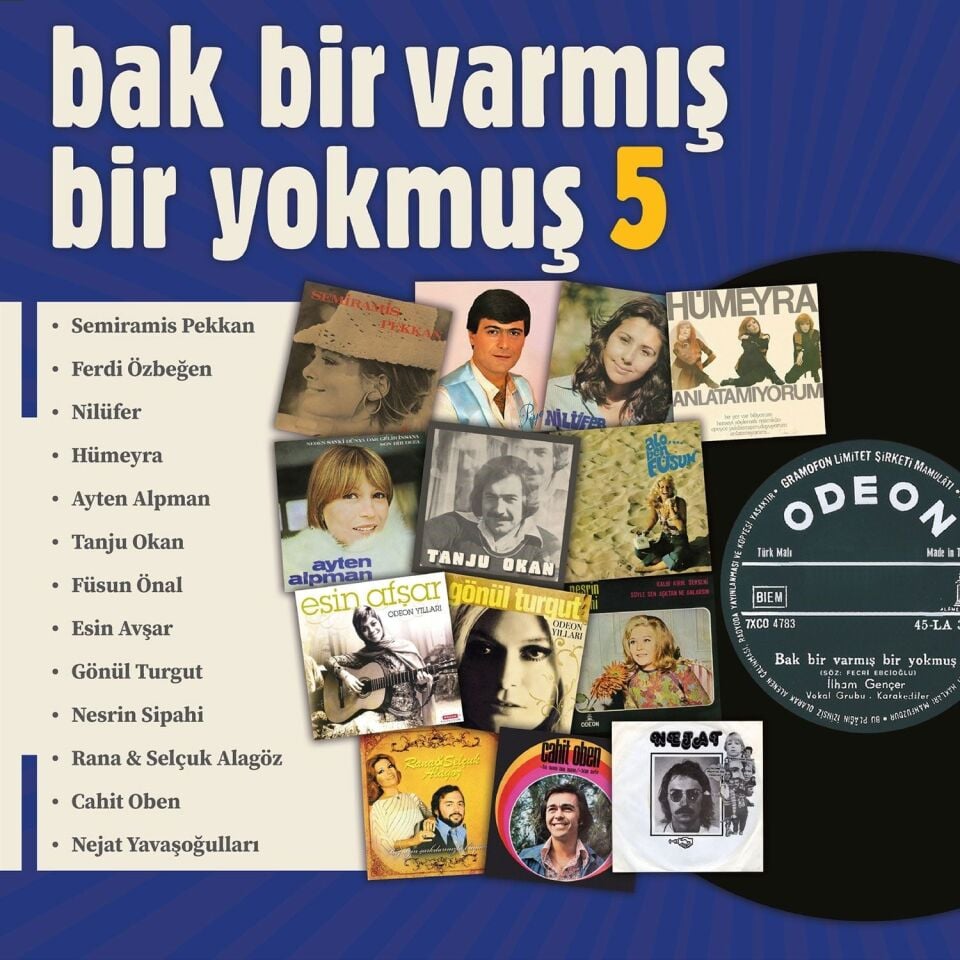 Bak Bir Varmış Bir Yokmuş 5 Plak