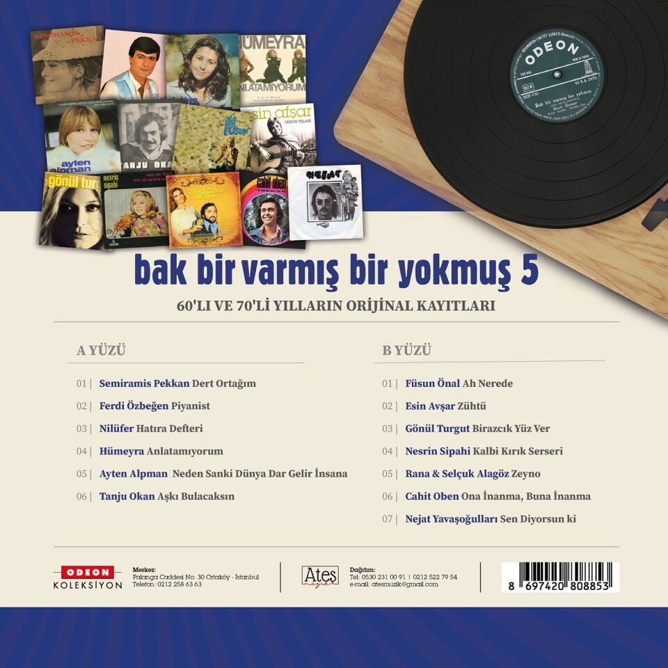 Bak Bir Varmış Bir Yokmuş 5 Plak