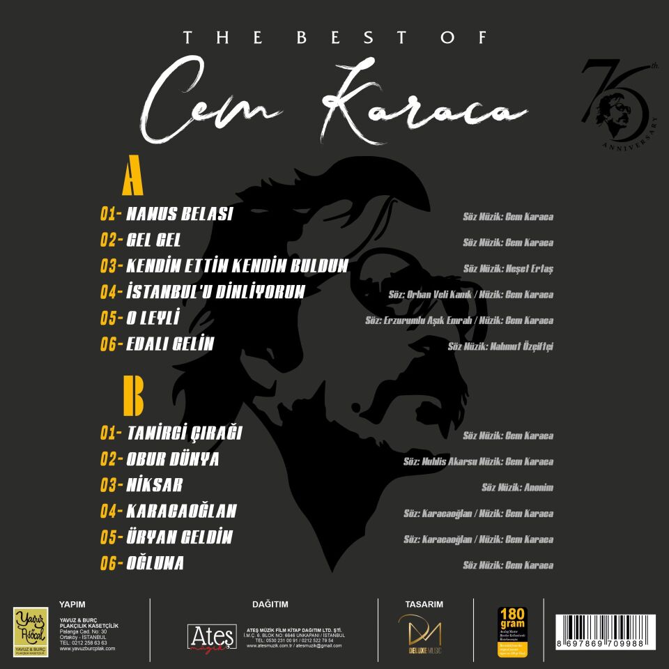 Cem Karaca - The Best Of Plak
