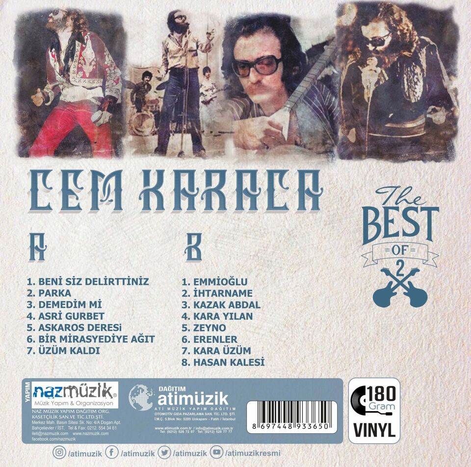 Cem Karaca - The Best Of 2 Plak