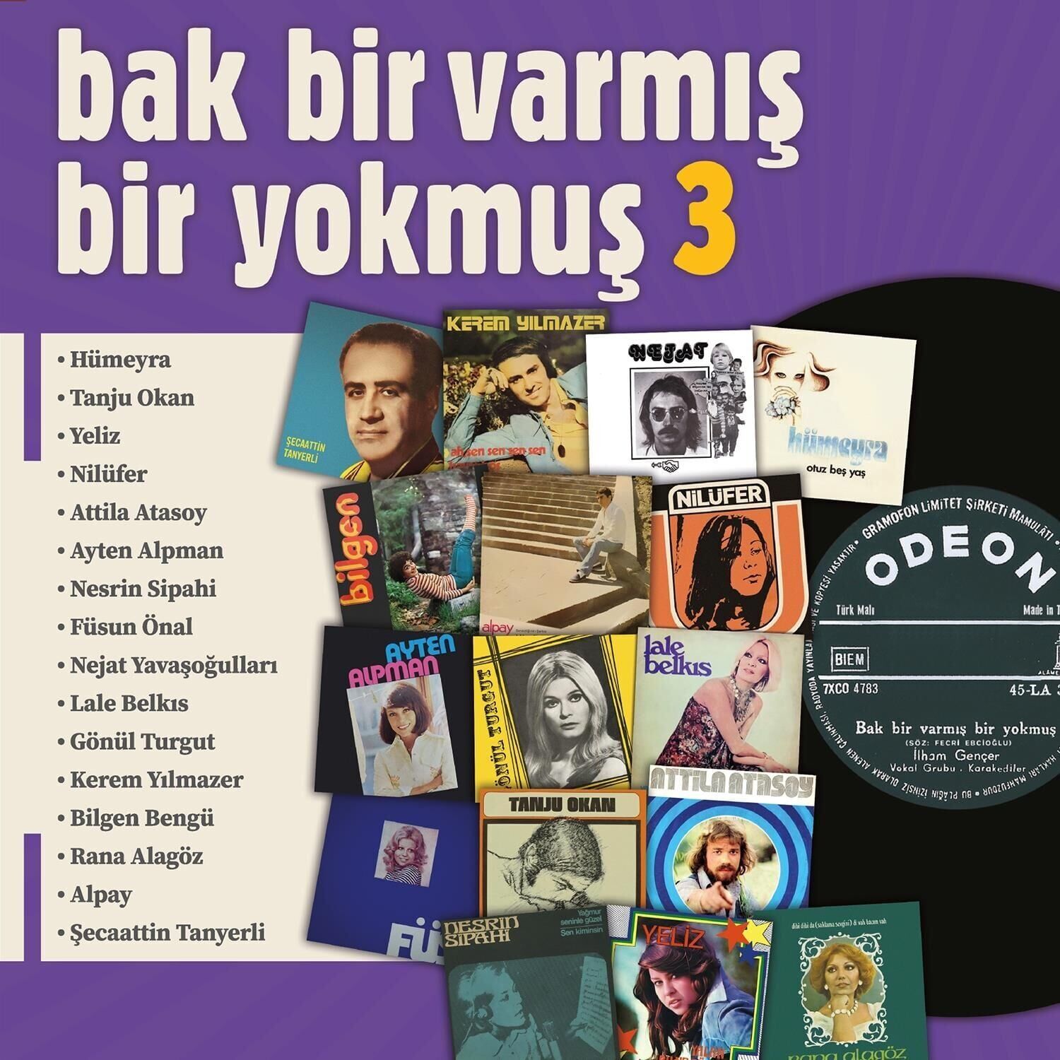 Bak Bir Varmış Bir Yokmuş 3 Plak