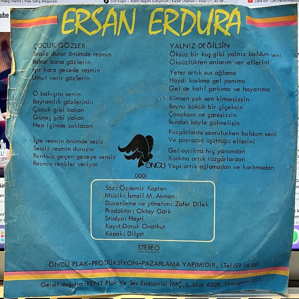 Ersan Erdura – Çocuk Gözler / Yalnız Değilsin