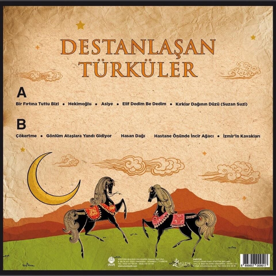 Destanlaşan Türküler Plak