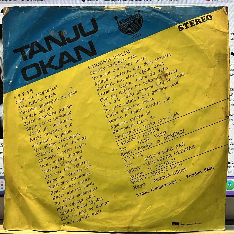 Tanju Okan – Ayyaş / Varmısın İçelim