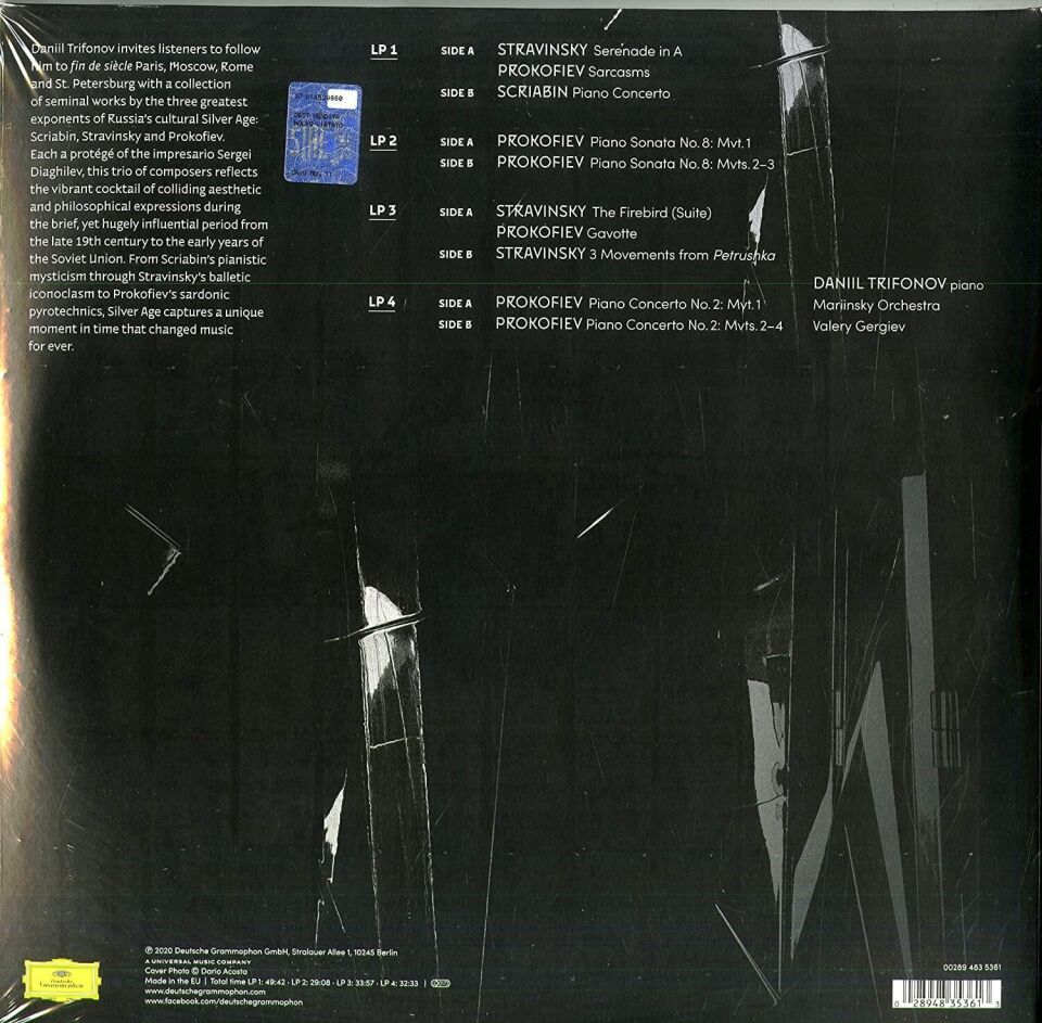 Daniil Trifonov - Silver Age Yeni Baskı 4 Plak