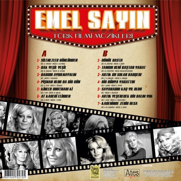 Emel Sayın - Türk Filmi Müzikleri Plak