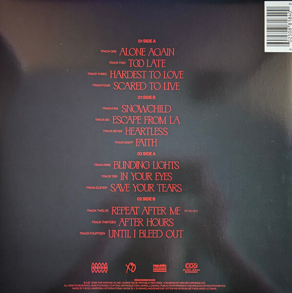 The Weeknd – After Hours