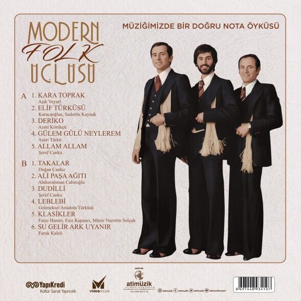 Modern Folk Üçlüsü - Müziğimizde Bir Doğru Nota Öyküsü Renkli Plak