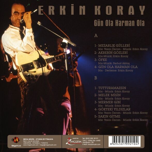 Erkin Koray - Gün Ola Harman Ola Plak