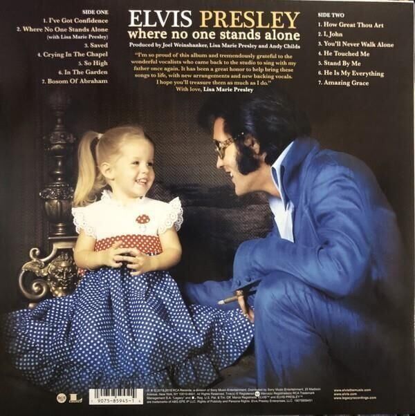 Elvis Presley - Where No One Stands Alone Yeni Baskı Plak
