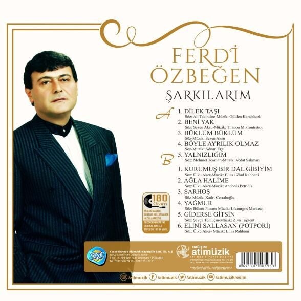 Ferdi Özbeğen - Şarkılarım Plak
