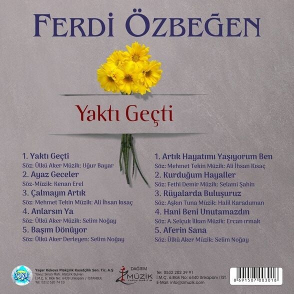 Ferdi Özbeğen - Yaktı Geçti Plak