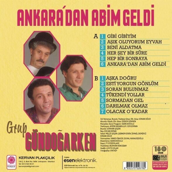 Gündoğarken - Ankara’dan Abim Geldi Plak