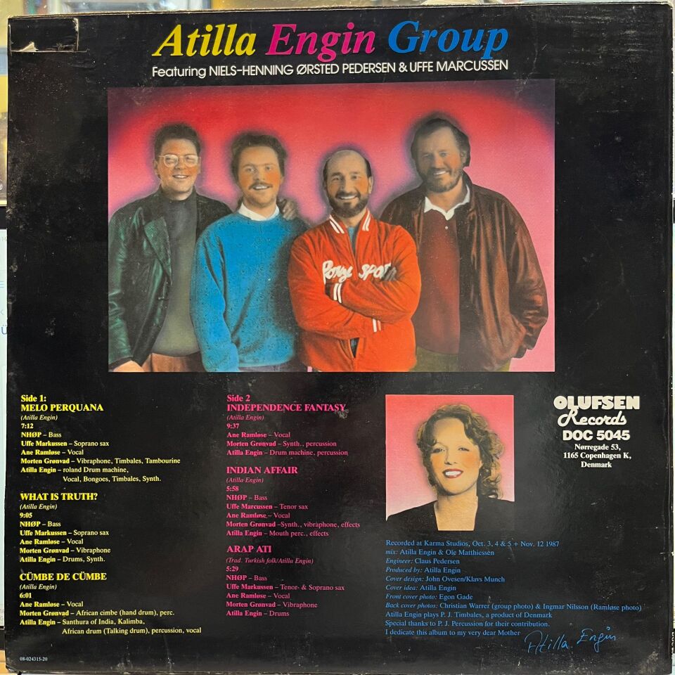 Atilla Engin Group Featuring Niels-Henning Ørsted Pedersen & Uffe Markussen – Melo Perquana