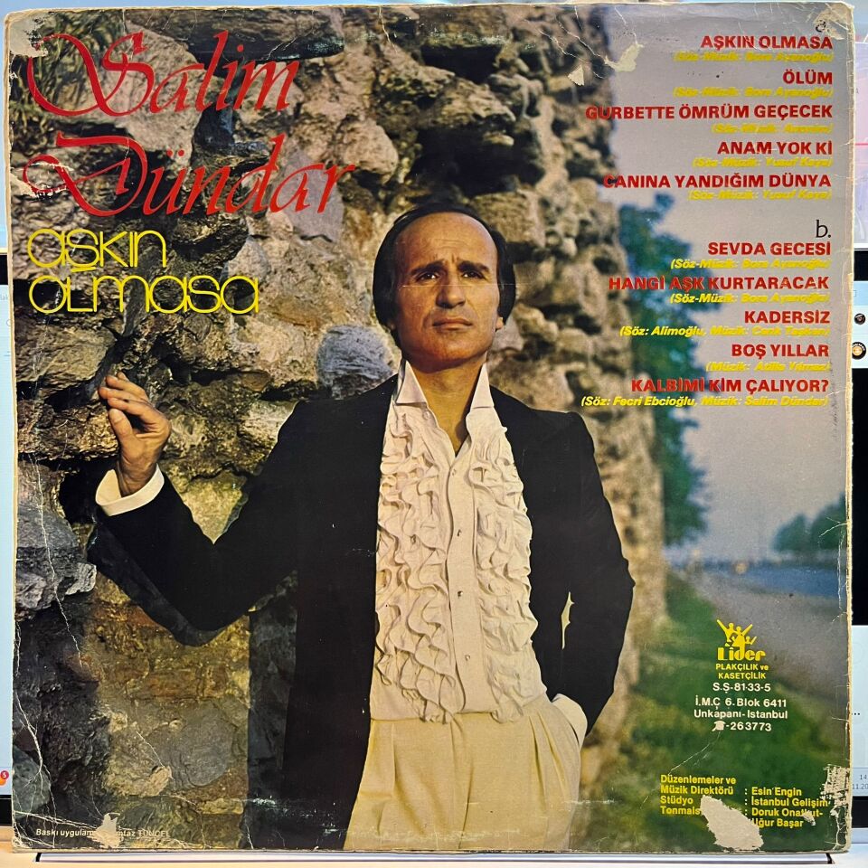 Salim Dündar – Aşkın Olmasa