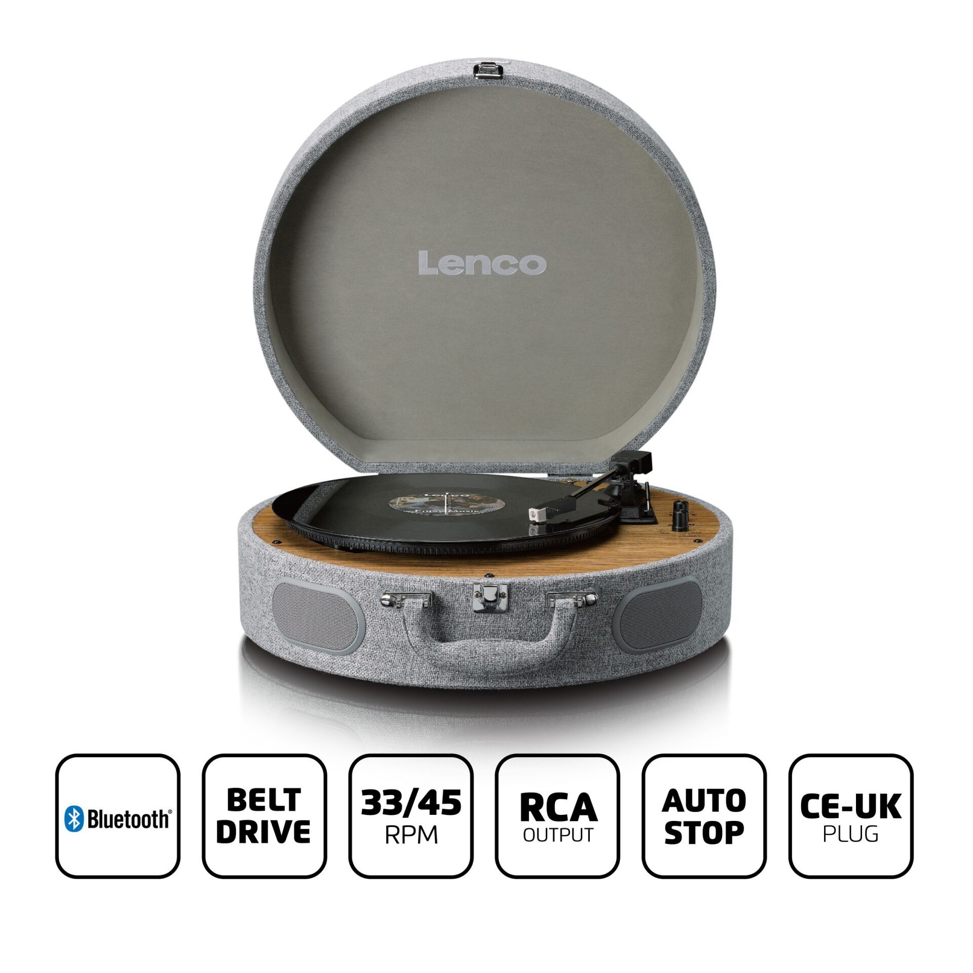 Lenco LS-66GY Gri Kumaş Pikap