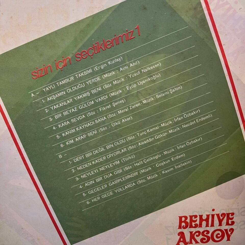 Behiye Aksoy – Sizin İçin Seçtiklerimiz 1