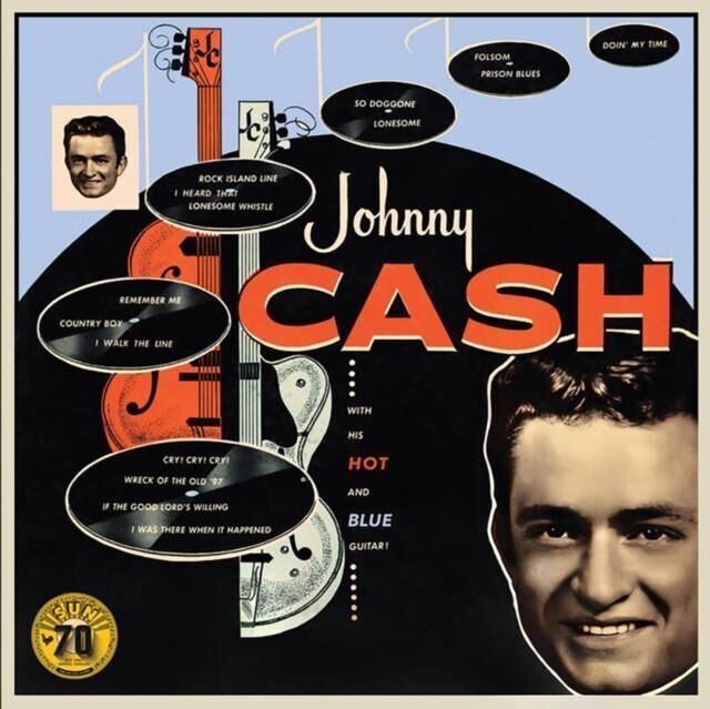 Johnny Cash – With His Hot And Blue Guitar Plak