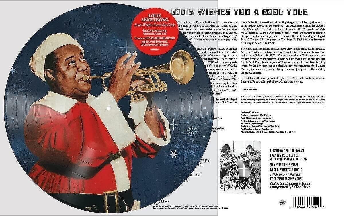 Louis Armstrong – Louis Wishes You A Cool Yule Picture Plak