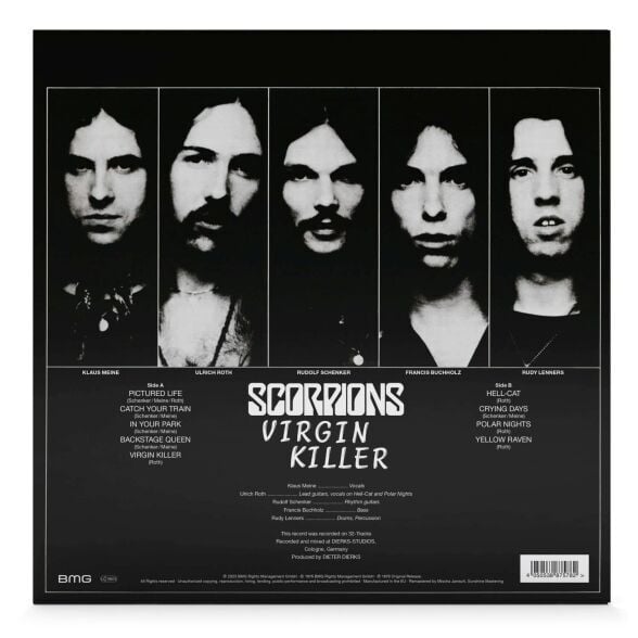 Scorpions - Virgin Killer Coloured Plak