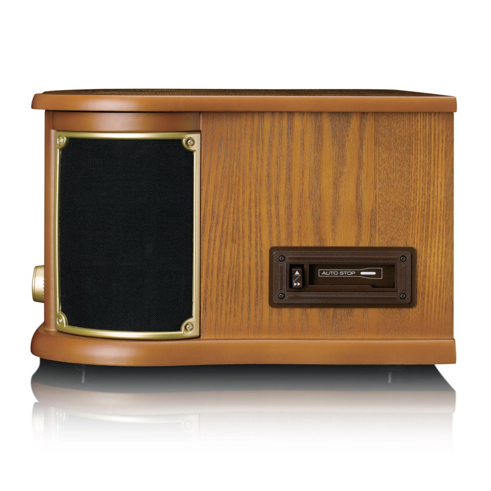 Lenco TCD-2551 Ahşap Retro Radyo Cd ve Kaset Çalar Pikap