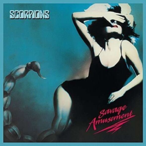 Scorpions - Savage Amusement Transparent Curacao Plak