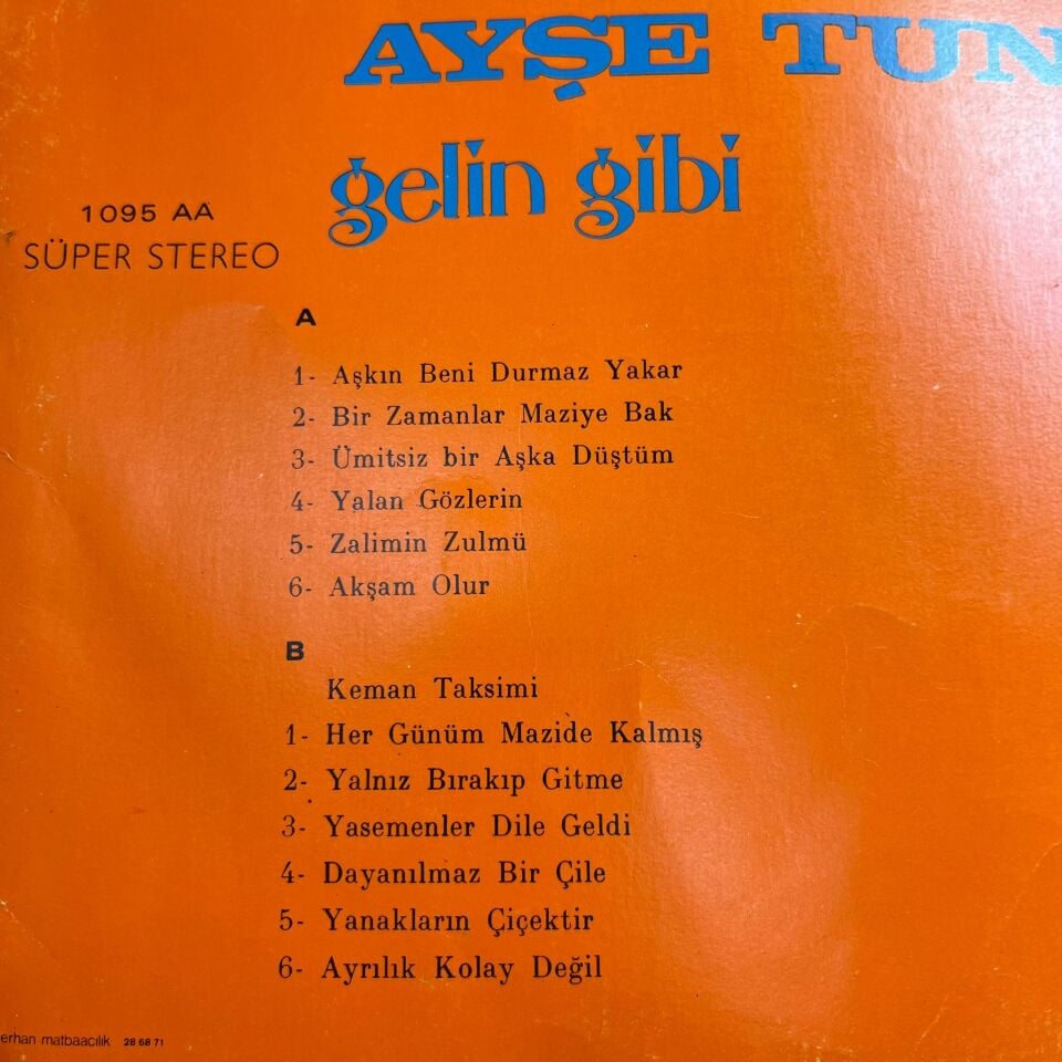 Ayşe Tunalı – Gelin Gibi