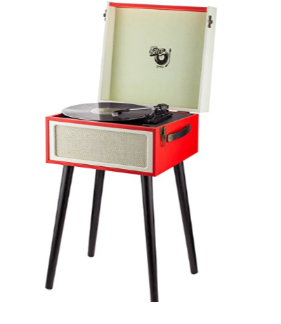 Ktools Retro K216 Ayaklı Pikap Kırmızı * Yedek İğne Hediyeli