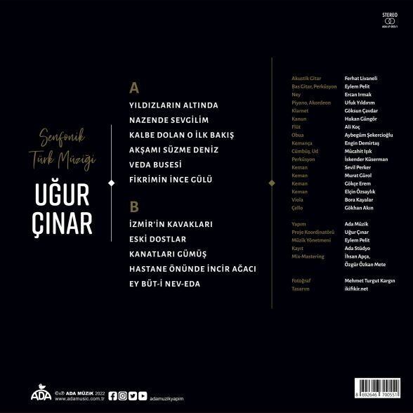 Uğur Çınar - Senfonik Türk Müziği Plak