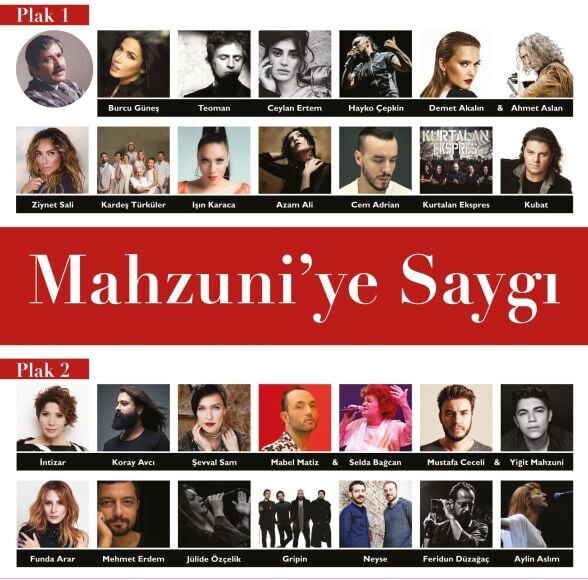 Mahzuni'ye Saygı 2'li Plak