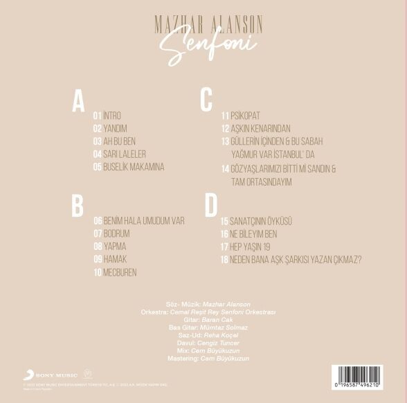 Mazhar Alanson - Senfoni 2'li Plak