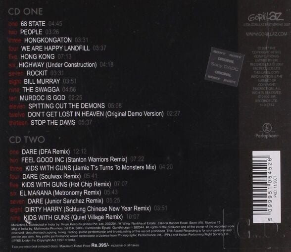 Gorillaz - D-Sides CD