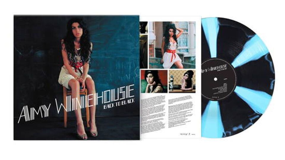 Amy Winehouse - Back To Black - Black And Blue Plak
