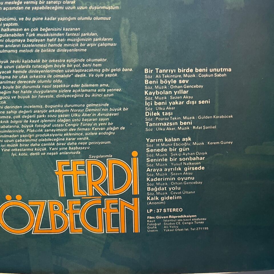 Ferdi Özbeğen –Ferdi Özbeğen'le Sohbet