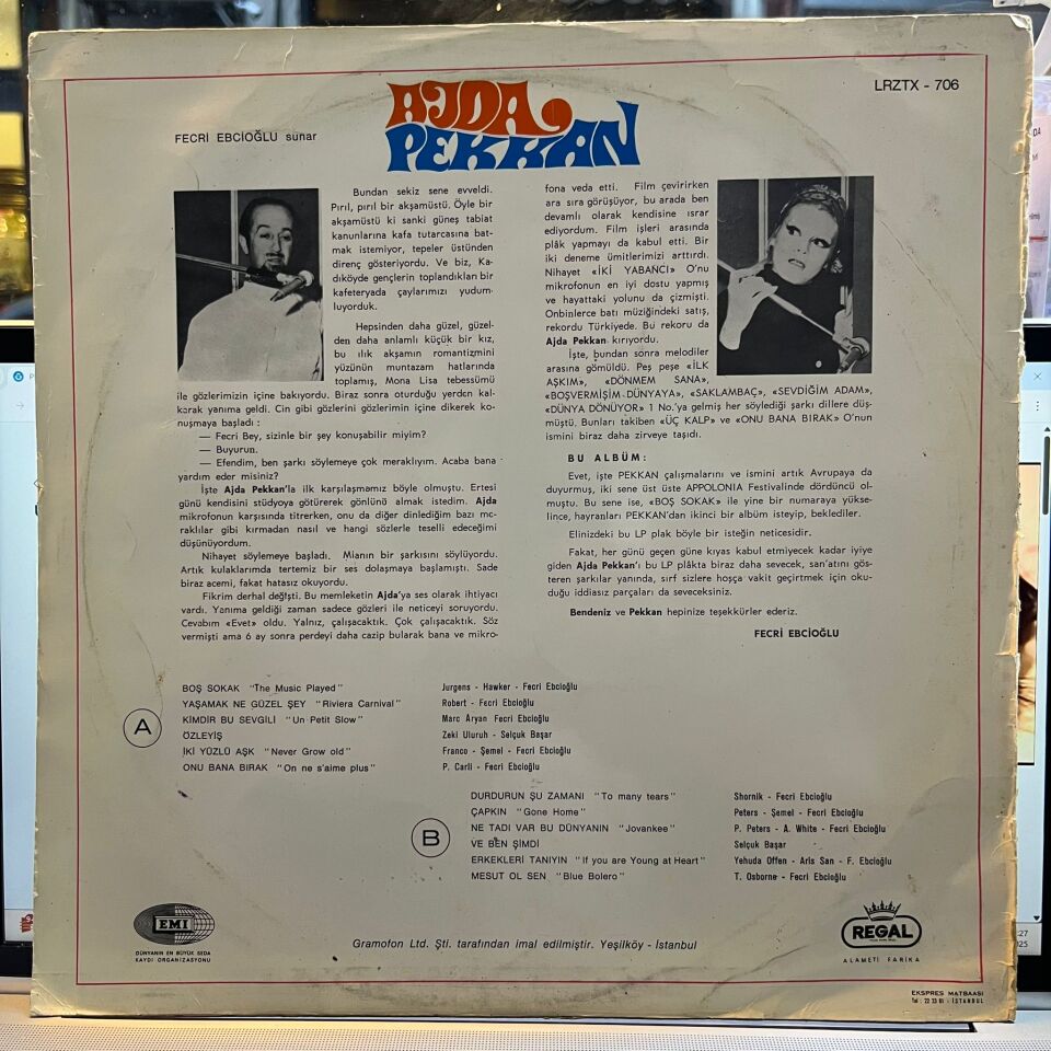 Ajda Pekkan – Fecri Ebcioğlu Sunar: Ajda Pekkan