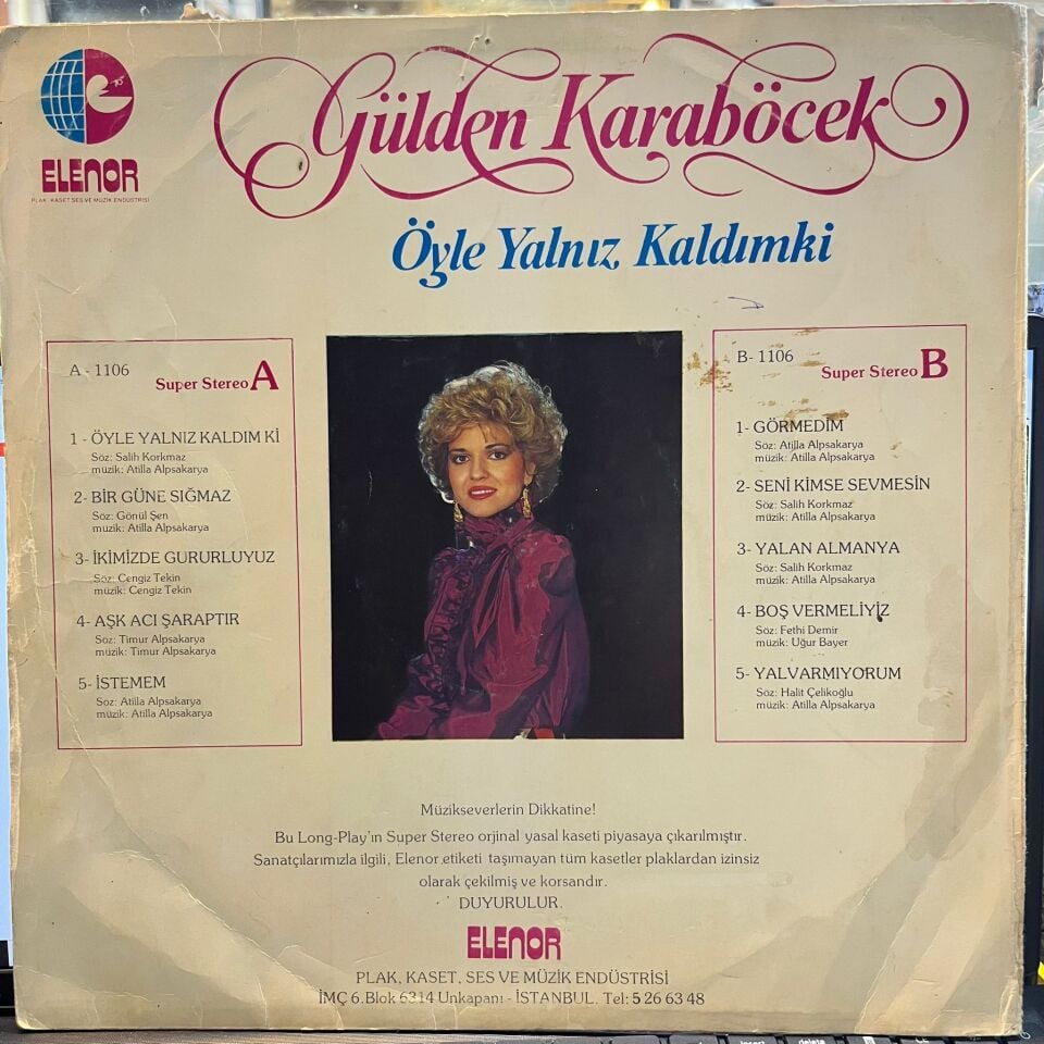 Gülden Karaböcek – Öyle Yalnız Kaldımki