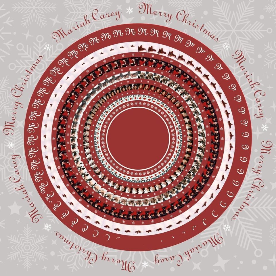 Mariah Carey - Merry Christmas Zoetrope Plak