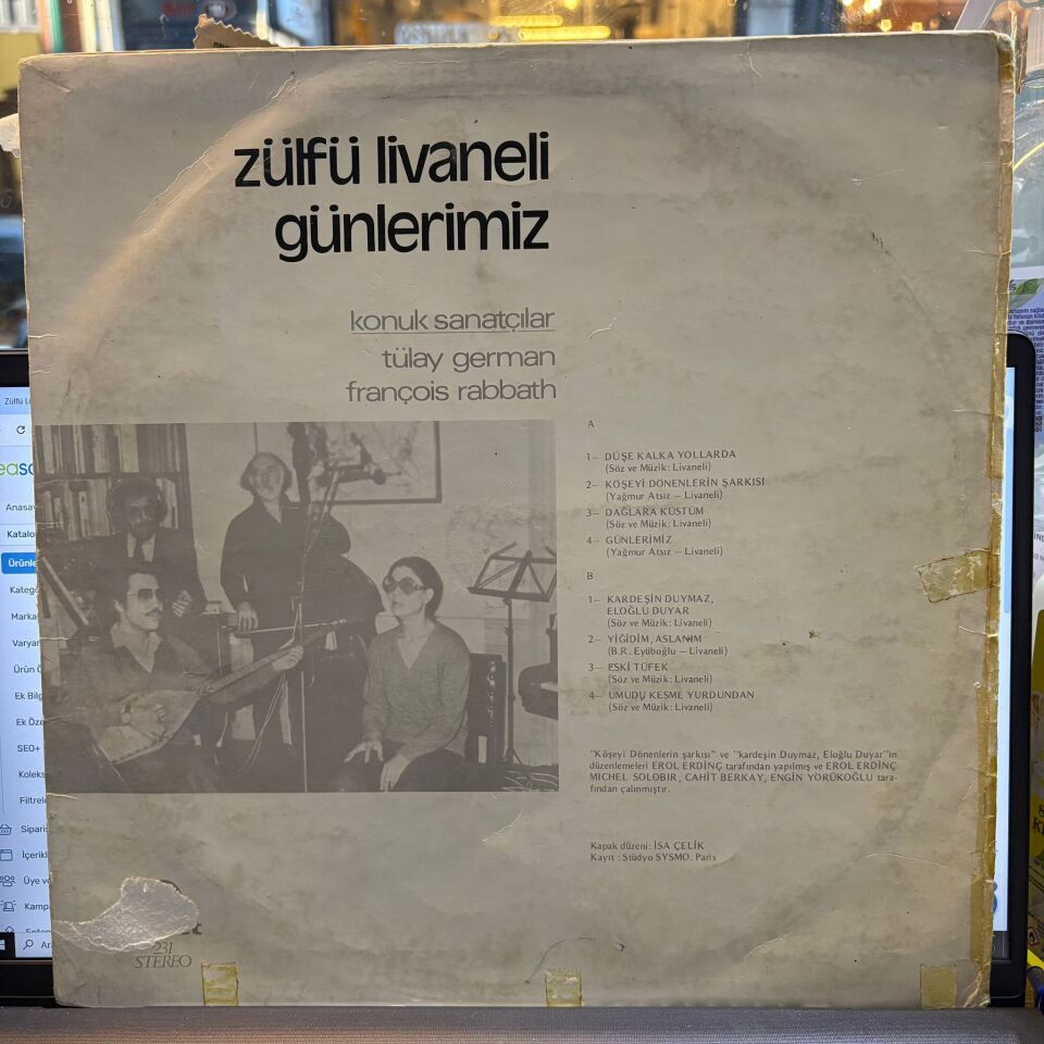 Zülfü Livaneli – Günlerimiz