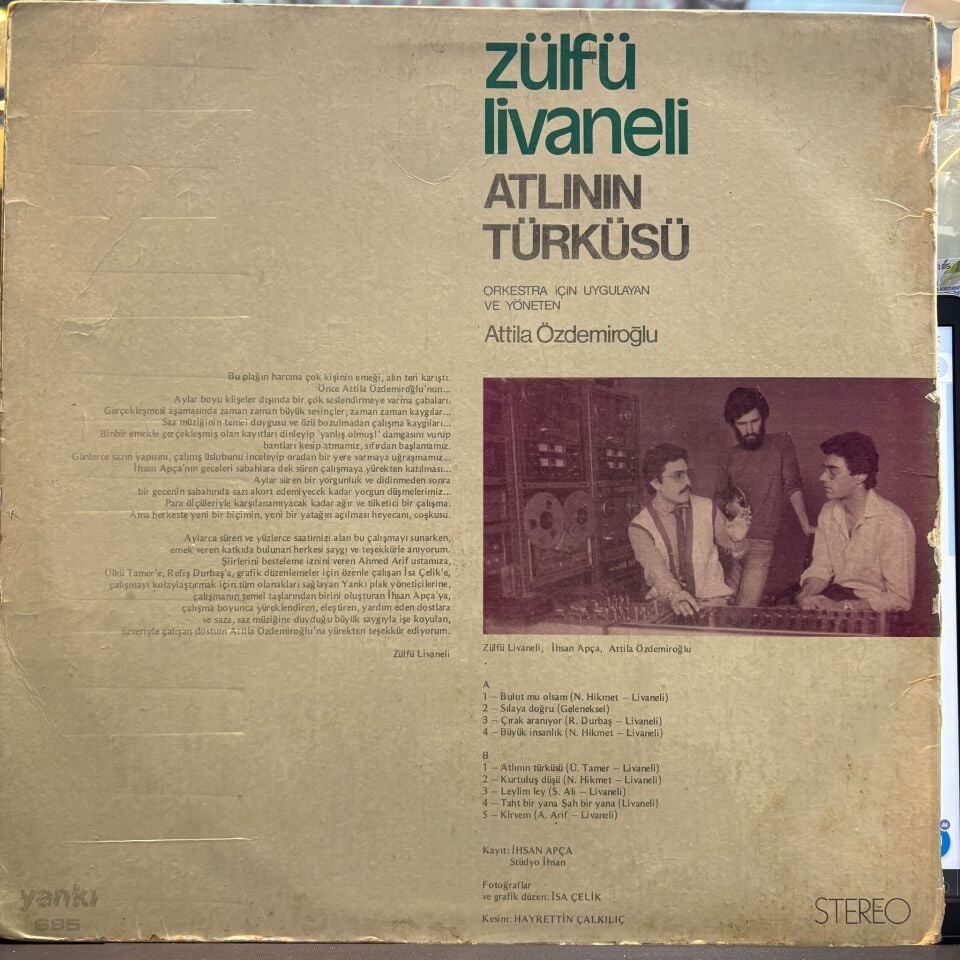 Zülfü Livaneli – Atlının Türküsü