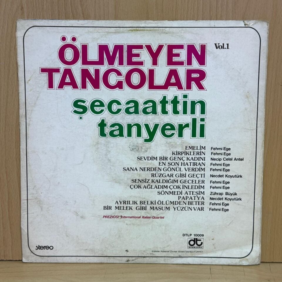 Şecaattin Tanyerli – Ölmeyen Tangolar